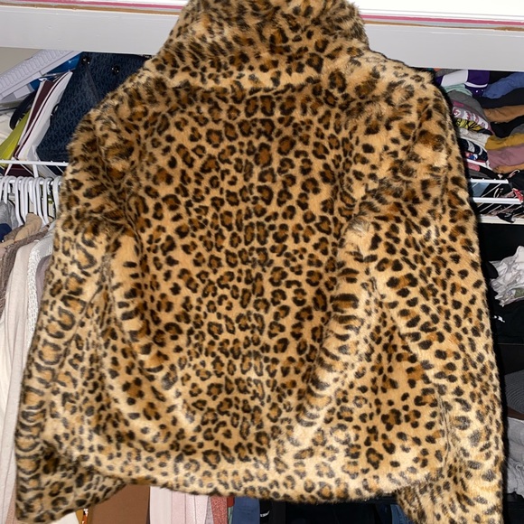 lucky brand leopard jacket size small - Picture 5 of 7